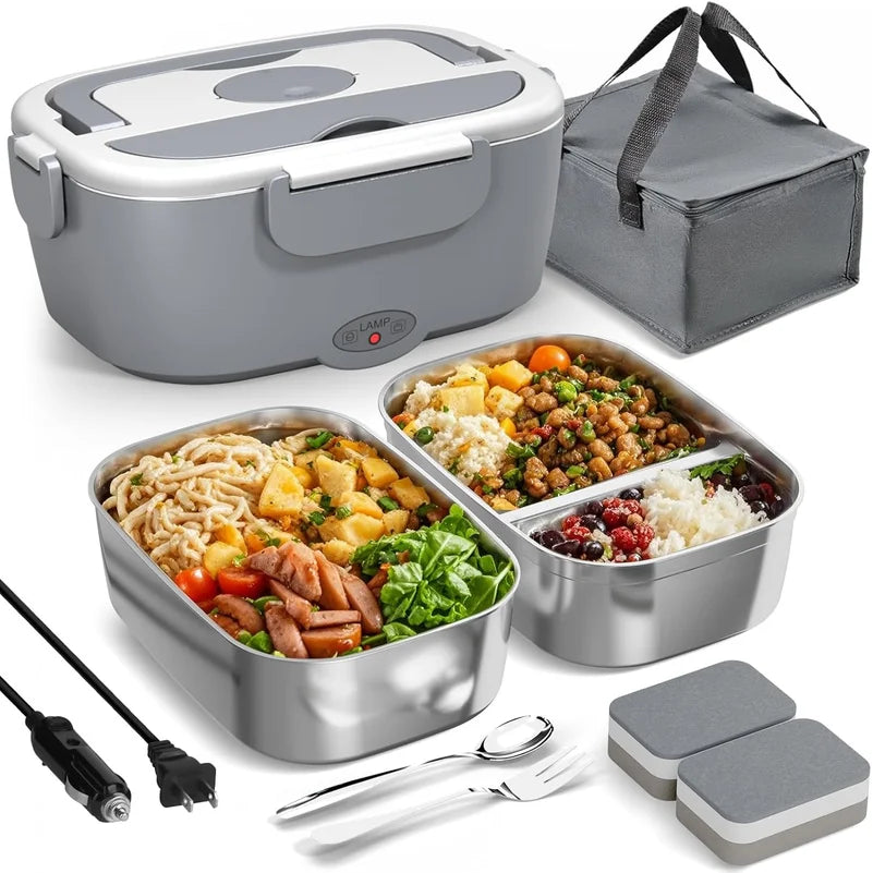🔥 50% off today! 🍱Portable Food Warmer✨ Compact long-lasting heat, dual use for car & home to keep meals warm.