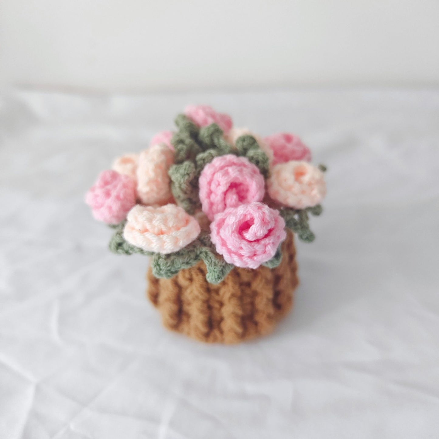 Handmade Floral Yarn Coasters