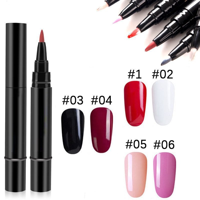 💅🌸Limited Time Buy 1 Get 1 Free ! ✨One Step Nail Gel Pen🎨Free handheld mini UV nail lamp💡