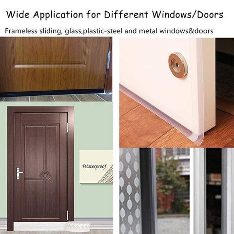 🚪🔥 BUY MORE, SAVE MORE! 5m Door Seal Strip – Keep Out Dust, Insects & Noise – Self-Adhesive, Flexible & Universal Fit ✨
