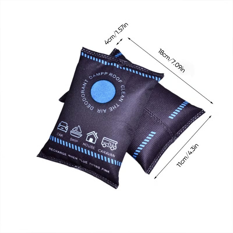 ❄️Dehumidification Bag Desiccant|Reusable Moisture Absorber with Color-Changing Indicator