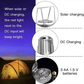 💎 -50% ON 6-IN-1 SOLAR CAMPING FAN & LIGHT! 💎 Retractable LED, Emergency Power & Waterproof🏕️☀️
