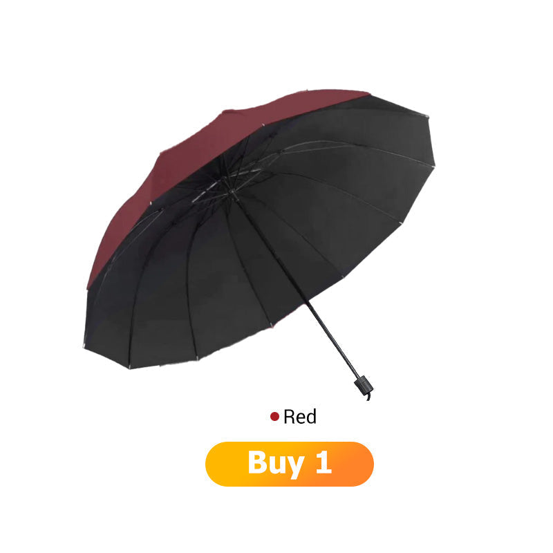 ☔✨50% OFF! 🌧️💨 12-Rib Windproof Umbrella – Large Coverage, Compact Fold & Durable Frame for Heavy Rain & Wind. Over 13,847 Dry Days Guaranteed!✨
