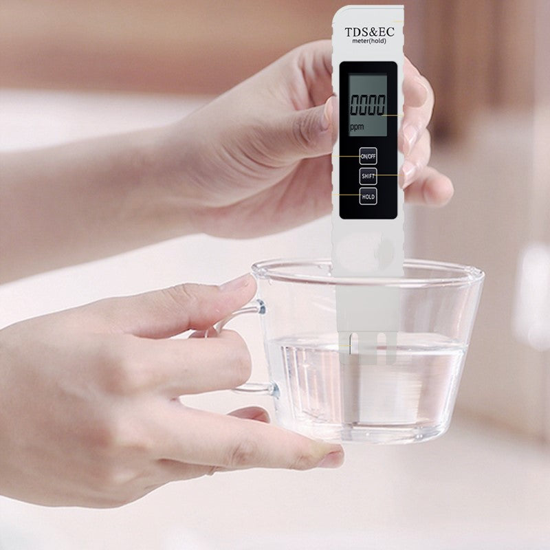 ✨ 3-in-1 TDS Water Quality Tester - Measures pH, Chlorine, and Hardness with LCD Display for Pools and Aquariums 🌊📱