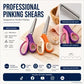 ✂️ 2026 Sale — Over 23,100 Sold! 🧵 Multipurpose Pinking Shears Serrated Scissors – Zigzag Fabric Cutting, Ergonomic Handle & Rust-Resistant Steel ⚡