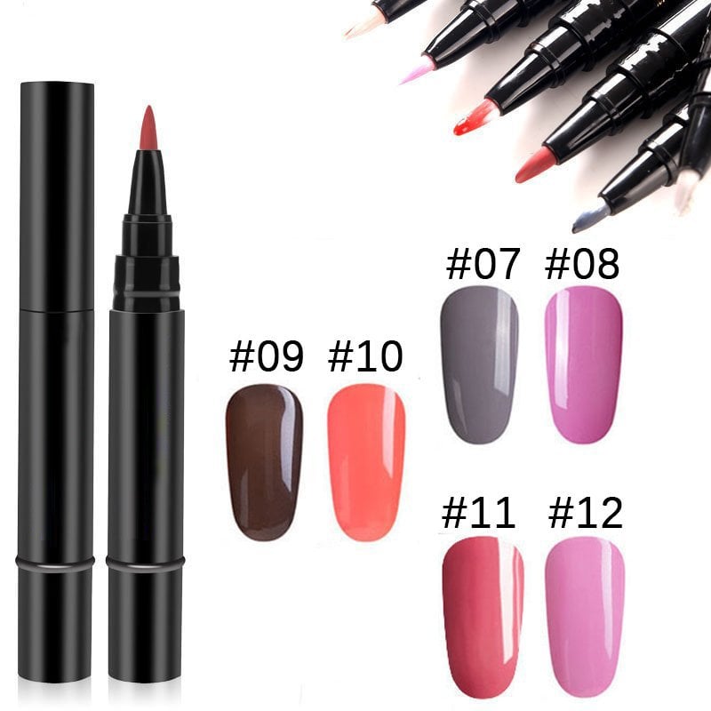 💅🌸Limited Time Buy 1 Get 1 Free ! ✨One Step Nail Gel Pen🎨Free handheld mini UV nail lamp💡