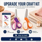 ✂️ 2026 Sale — Over 23,100 Sold! 🧵 Multipurpose Pinking Shears Serrated Scissors – Zigzag Fabric Cutting, Ergonomic Handle & Rust-Resistant Steel ⚡