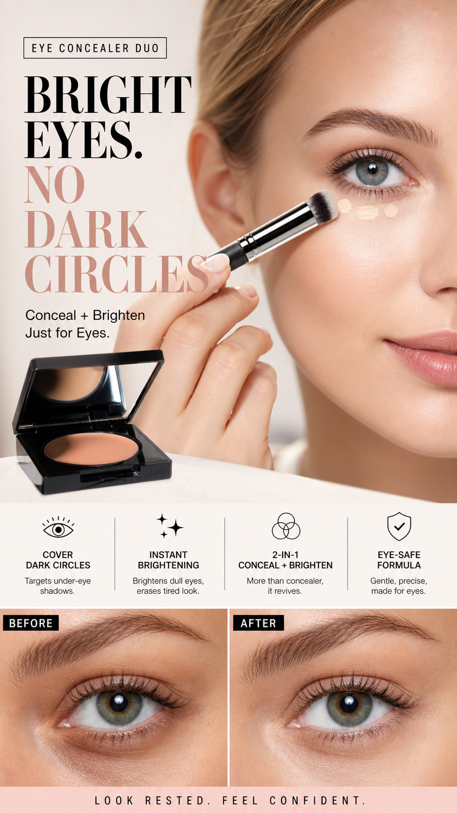 💖Under Eye Brightener, Conceal & Brighten Dark Circles ✅under eye brightener, dark circle concealer, under eye concealer, eye brightener, cover dark circles