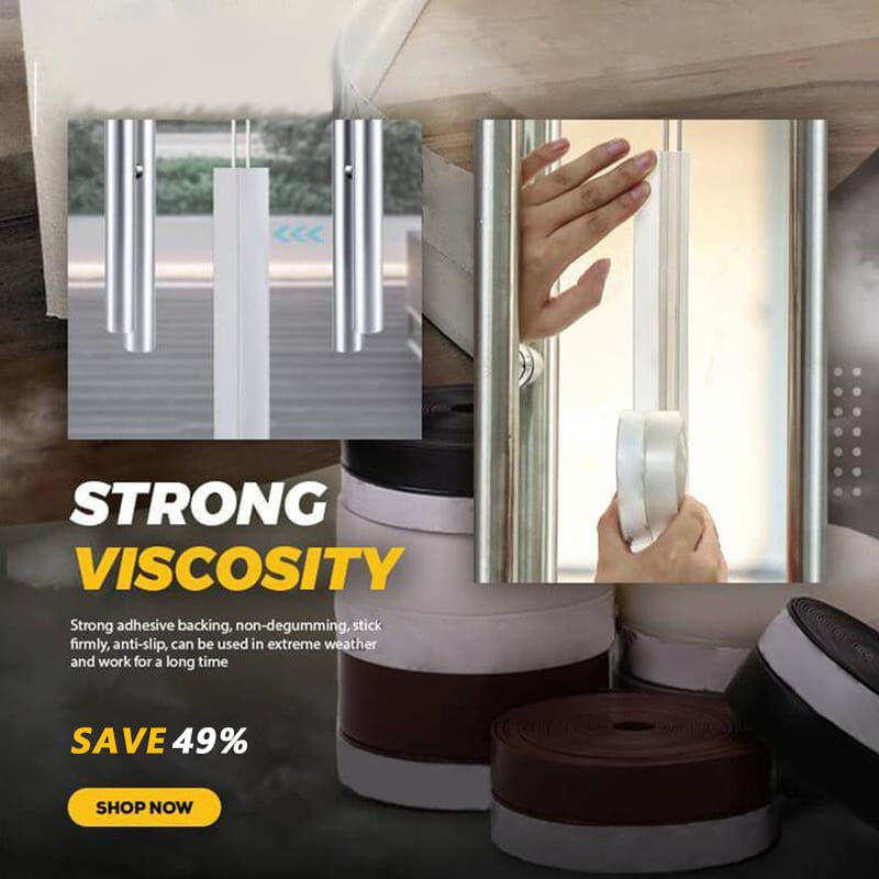 🚪🔥 BUY MORE, SAVE MORE! 5m Door Seal Strip – Keep Out Dust, Insects & Noise – Self-Adhesive, Flexible & Universal Fit ✨