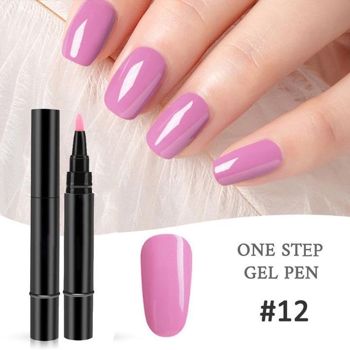 💅🌸Limited Time Buy 1 Get 1 Free ! ✨One Step Nail Gel Pen🎨Free handheld mini UV nail lamp💡