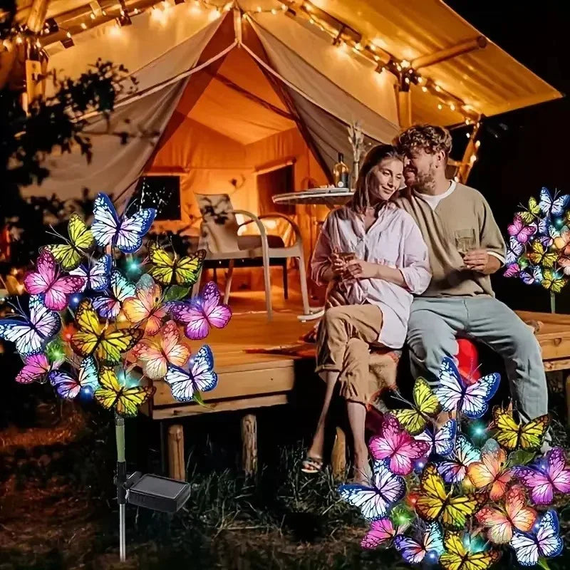 🥳2026 HOT SALE🥳💞50K+ SOLD!💥50% Off for a Limited Time!🌧️ 🦋 Breathe Life into Your Garden Day & Night. Solar Butterfly Lights with Dual Modes – Automatic Magic. ✨💐