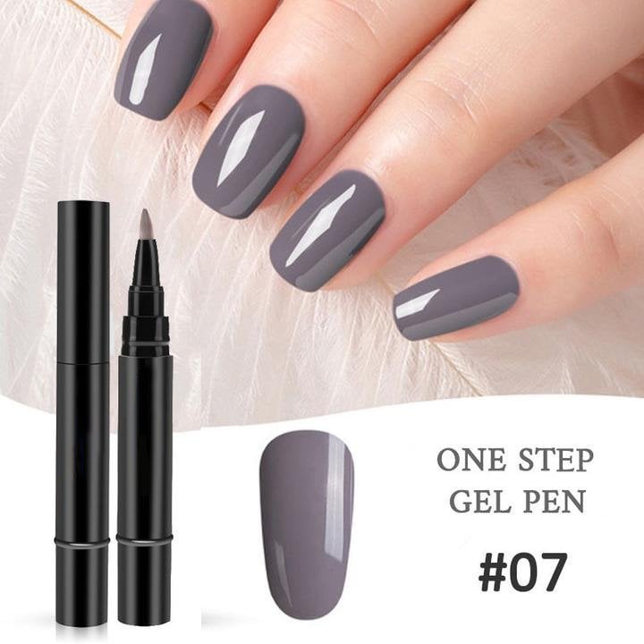 💅🌸Limited Time Buy 1 Get 1 Free ! ✨One Step Nail Gel Pen🎨Free handheld mini UV nail lamp💡