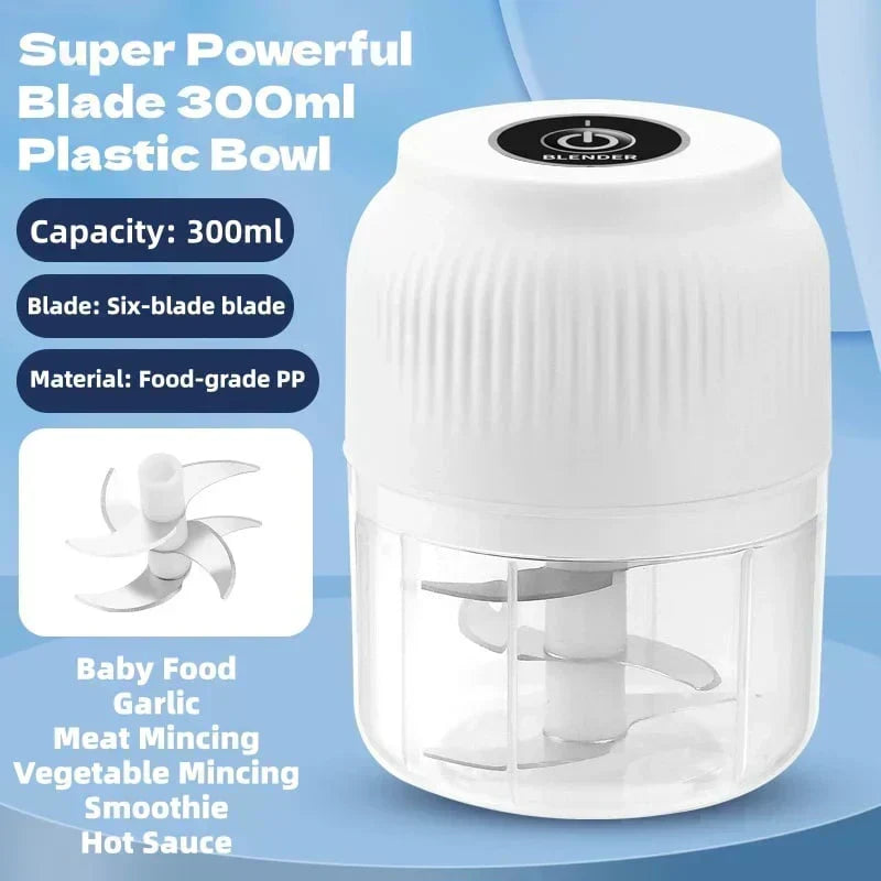 🔪 Cordless Food Chopper – Chop, Mince & Blend Faster