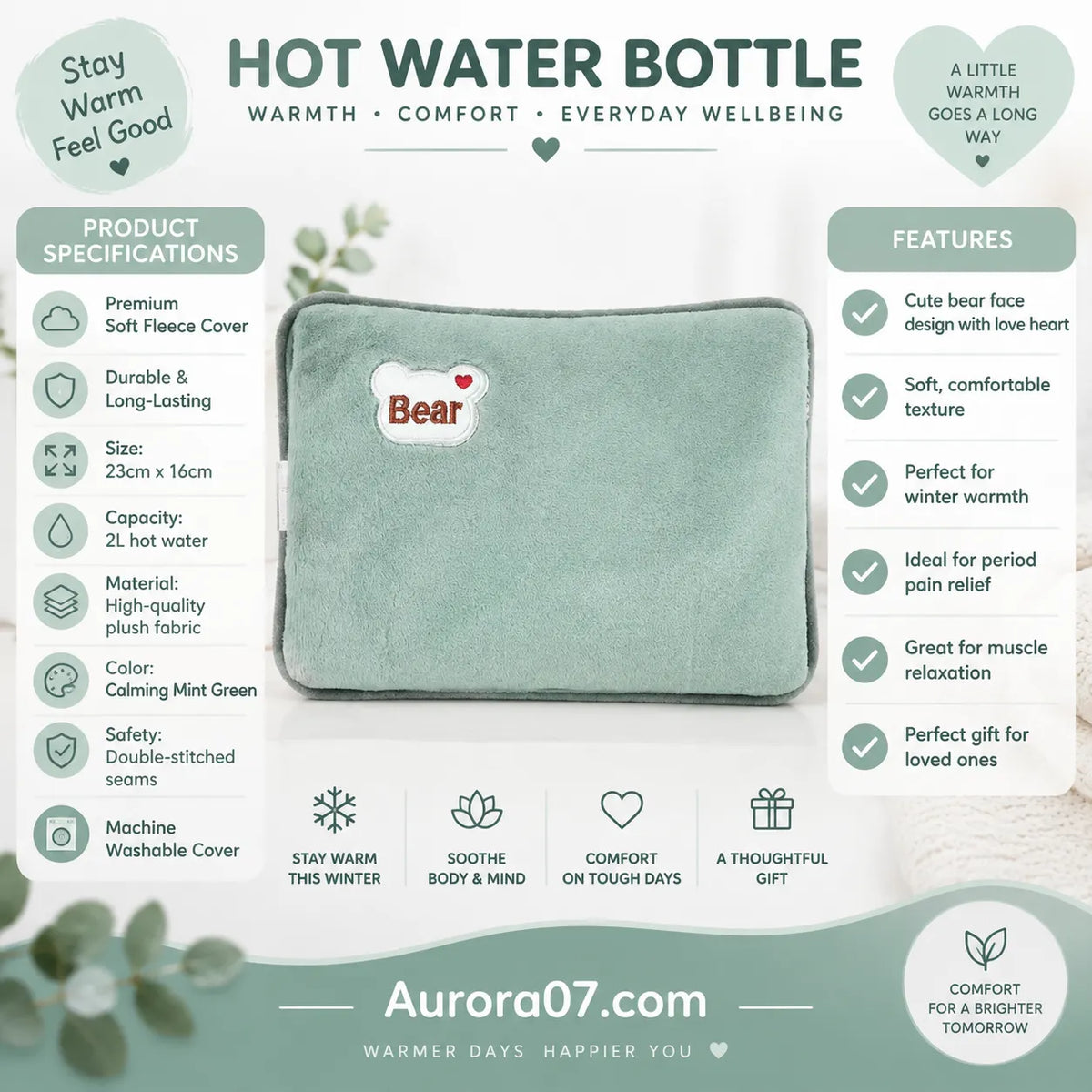 Rechargeable hot water bottles, heat packs, explosion-proof heat pads