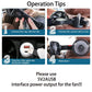 🌀✨Adjustable Car Backseat Fan, Dual-Head Electric Fan, Strong Wind USB Car Fan with 360-Degree Rotation and Large Air Volume for Rear Seats