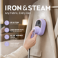 👔 2026 HOT SALE🥳50K+ SOLD!✨  Mini Foldable Steam Iron – Dual Function, 50ml Tank, Rotatable Handle ✈️