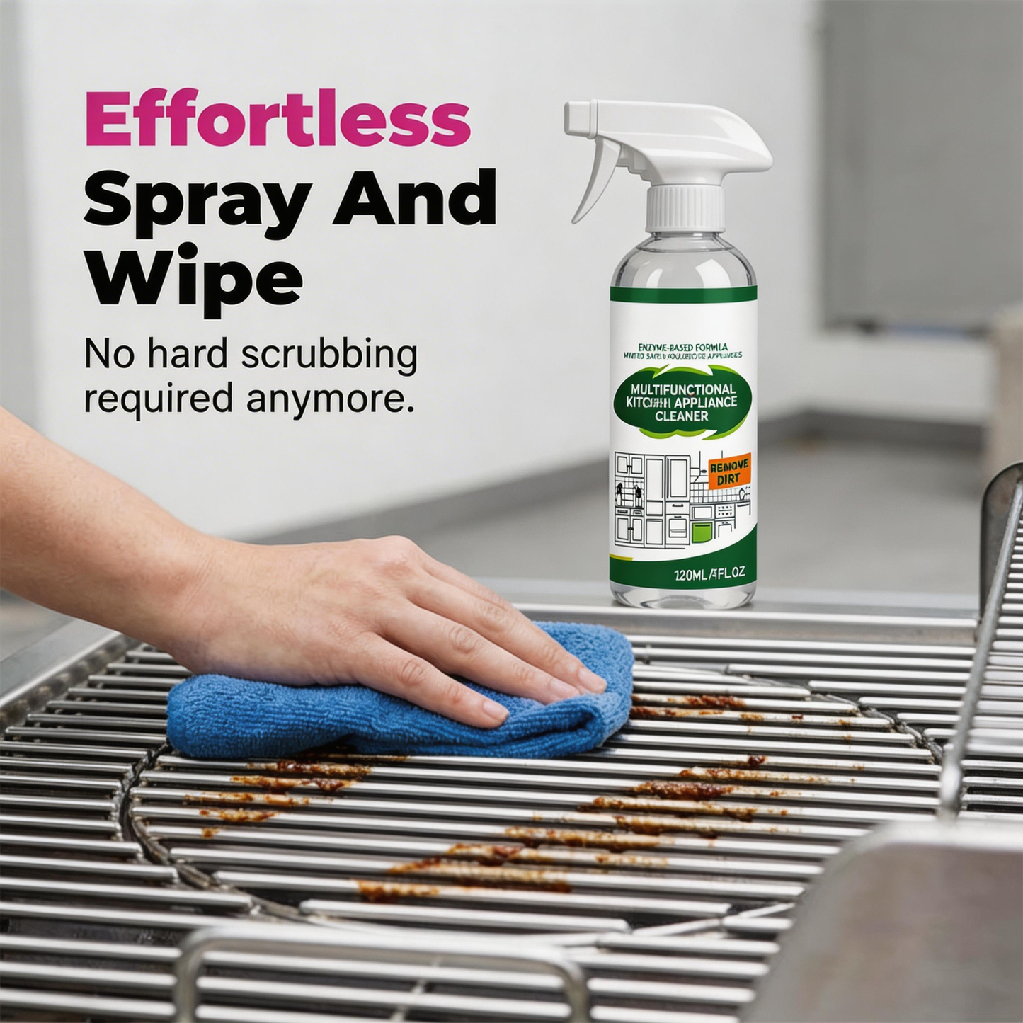 Fast-Acting Heavy-Duty Grill Degreaser Spray
