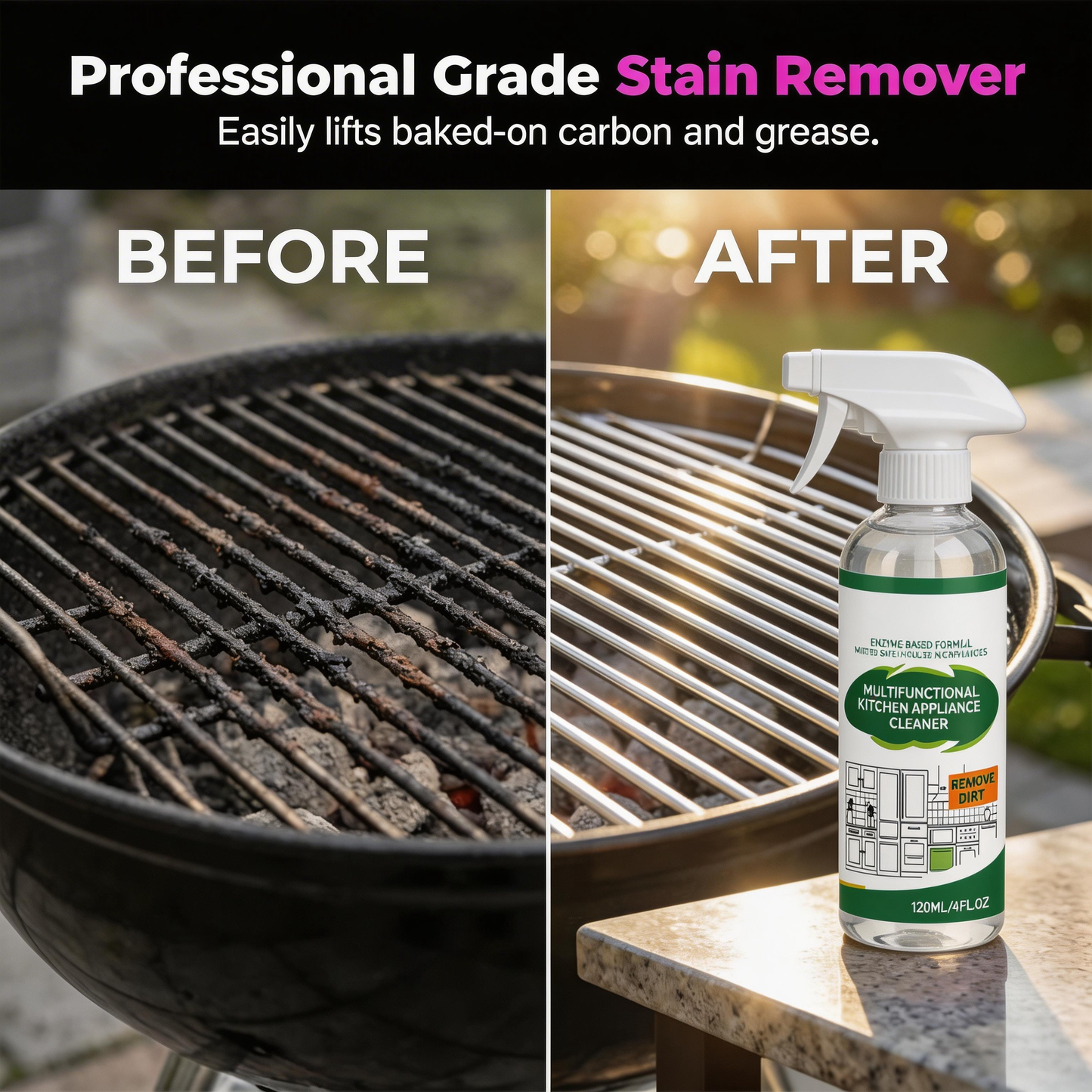 Fast-Acting Heavy-Duty Grill Degreaser Spray
