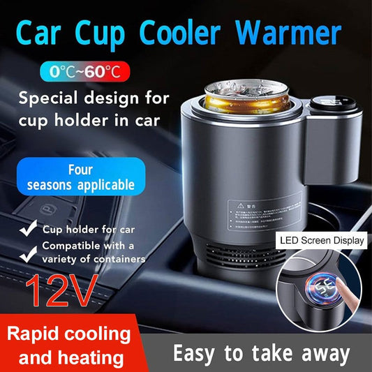 🔥Last Day Sale🔥2-in-1 Smart Car Cup Cooler and Warmer