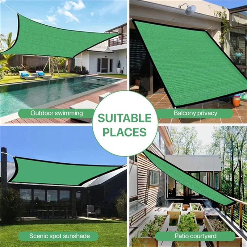 📢📢50% OFF !! ⏰Sun Shade Sail UV Block Rectangle Canopy