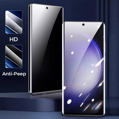 Anti-Peep & 4K HD Glass Screen Protector with Auto Dust-Elimination Installation for Samsung