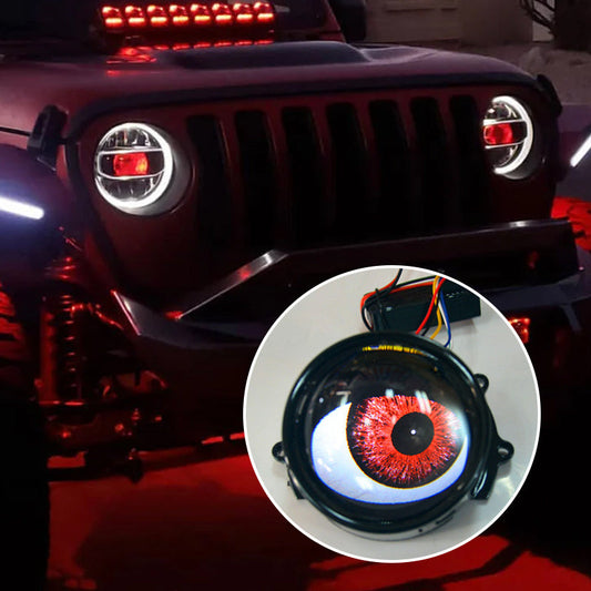 🔥LED Devil Eyes Headlights-visual feast🔥