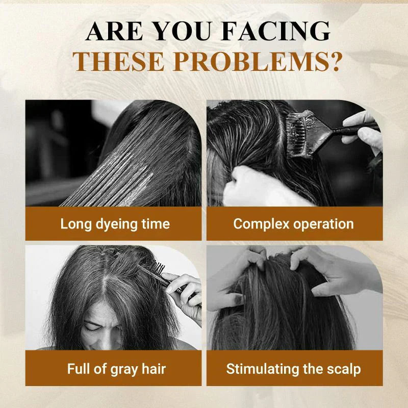 🔥🖤Black Friday Sale:49% OFF🔥NovaHair Instant Dye Shampoo