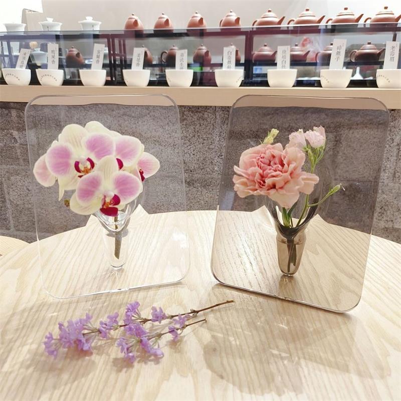 🎉 2026 Sale — Over 58,000 Sold!💞 Nordic Transparent Acrylic Vase – Minimalist Elegance for Any Space 🌷