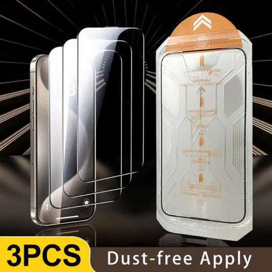 💥Hot Sale - BUY 1 GET 1 FREE💥 Shock-Resistant Dust-Proof Anti-Fingerprint Screen Protector Set