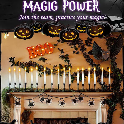 Halloween Decorations-Floating Candles with Wand