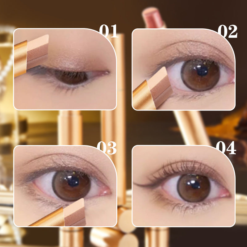 🔥Buy 1 Get 1 free🎉 Hot Christmas Sale! 3-in-1 Eyeshadow Stick – Fast & Radiant!