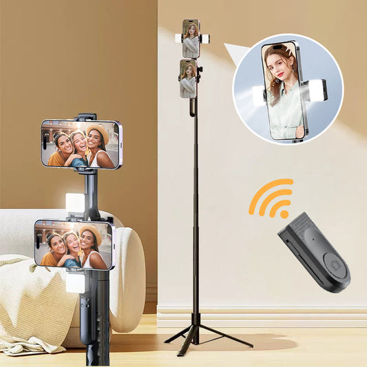 Portable Handheld Gimbal Stabilizer with Selfie Stick