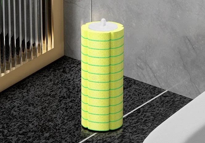 Disposable Toilet Brush Set with 18 Refills✨ Pre-filled cleaning liquid, hygienic one-time use, keep bathroom clean easily.