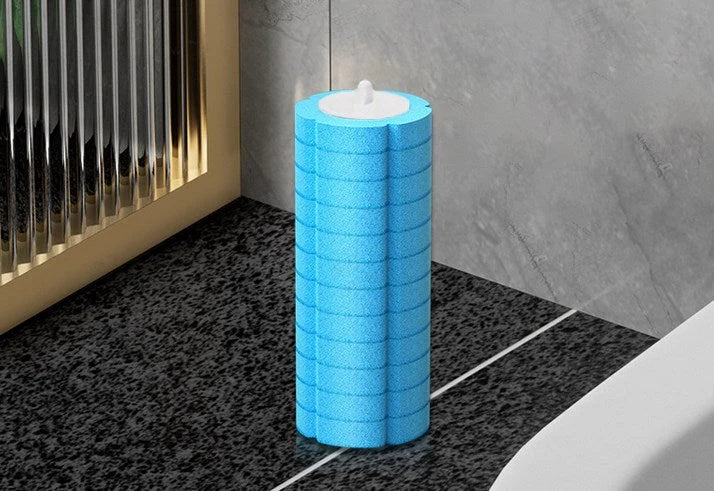 Disposable Toilet Brush Set with 18 Refills✨ Pre-filled cleaning liquid, hygienic one-time use, keep bathroom clean easily.