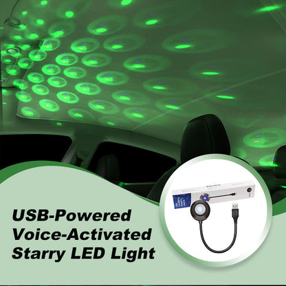 🔥2025 Hot Sale🔥 USB-Powered Voice-Activated Starry LED Light