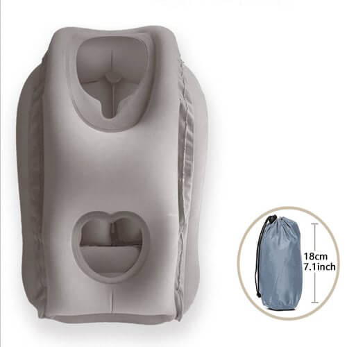 🔥Last day 50% off 🔥leosporr Inflatable Travel Pillow——45° Ergonomic Inflatable Travel Pillow | Neck & Arm Support for Airplane Sleep, Office Naps & Long Trips