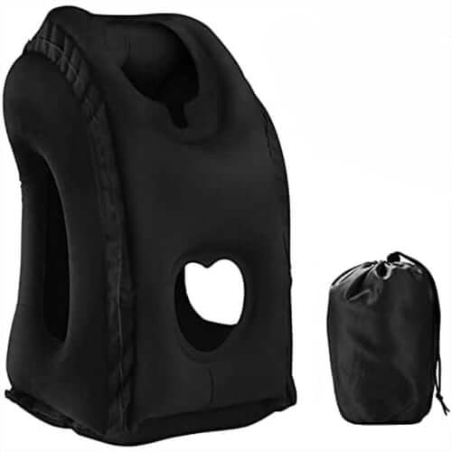 🔥Last day 50% off 🔥leosporr Inflatable Travel Pillow——45° Ergonomic Inflatable Travel Pillow | Neck & Arm Support for Airplane Sleep, Office Naps & Long Trips