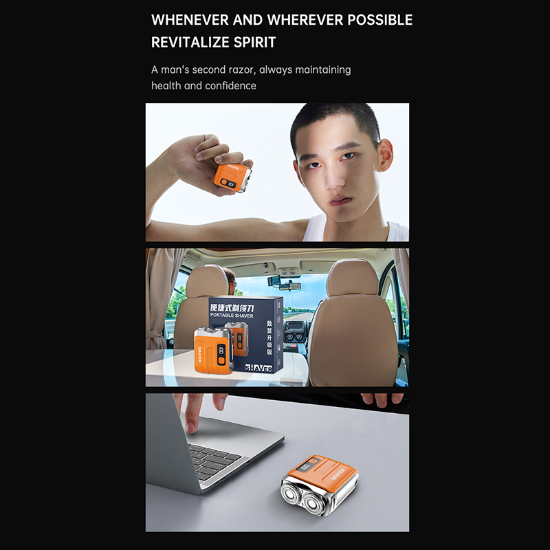 🪒 50% OFF NOW!🔥Portable Mini Men's Electric Shaver – Compact & rechargeable – Wet/dry use, perfect for travel or gym bag – quick and smooth shave ✨🧳