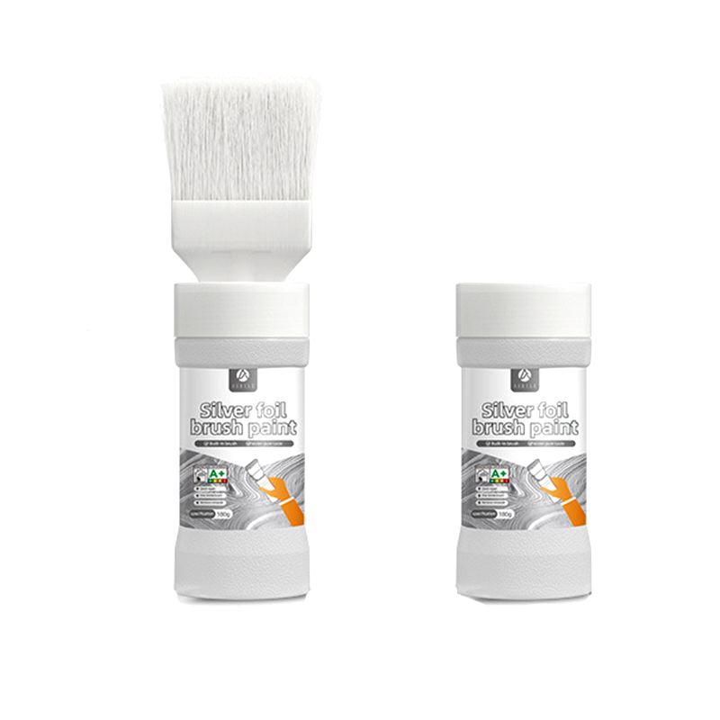 ✨New Arrival✨Water-Based Metallic Silver Paint with Built-in Brush（50% OFF）