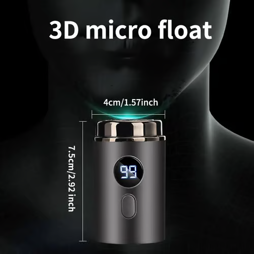 🔥Christmas Special 49% OFF🔥Men’s Powerful Mini Electric Shaver with Digital Display