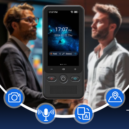 💎60% OFF! 💎 Multifunctional Portable Translator – 138 Languages, Offline Mode & Touchscreen
