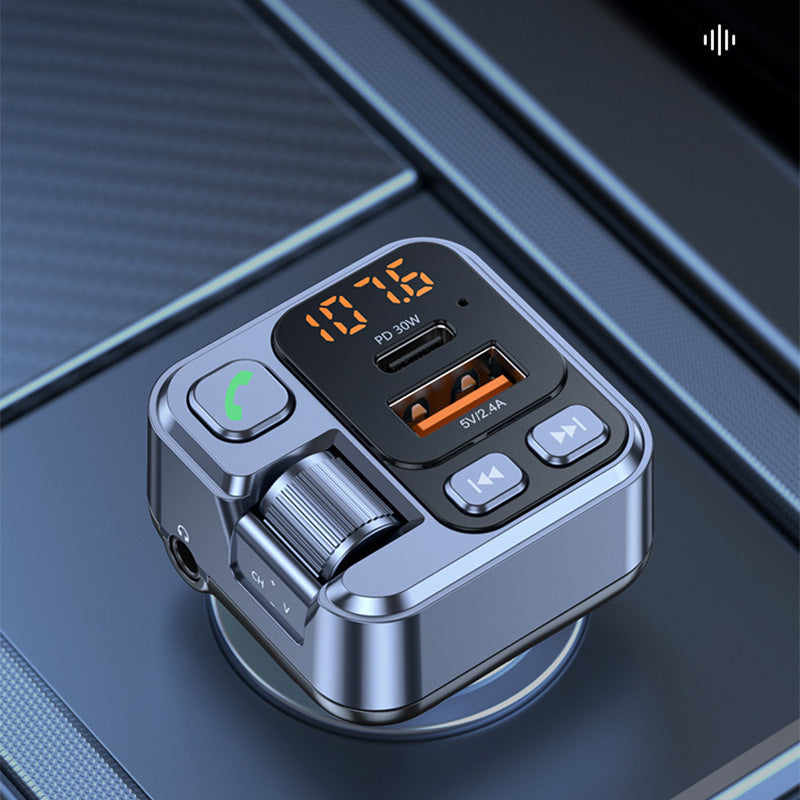Car Bluetooth Dual-Port Fast Charging Player