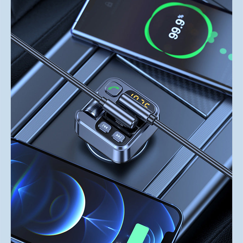 Car Bluetooth Dual-Port Fast Charging Player