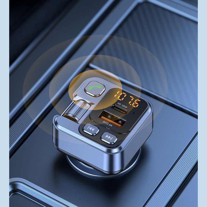 Car Bluetooth Dual-Port Fast Charging Player