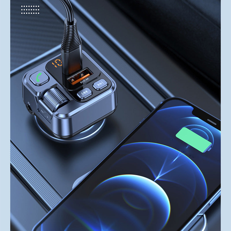 Car Bluetooth Dual-Port Fast Charging Player