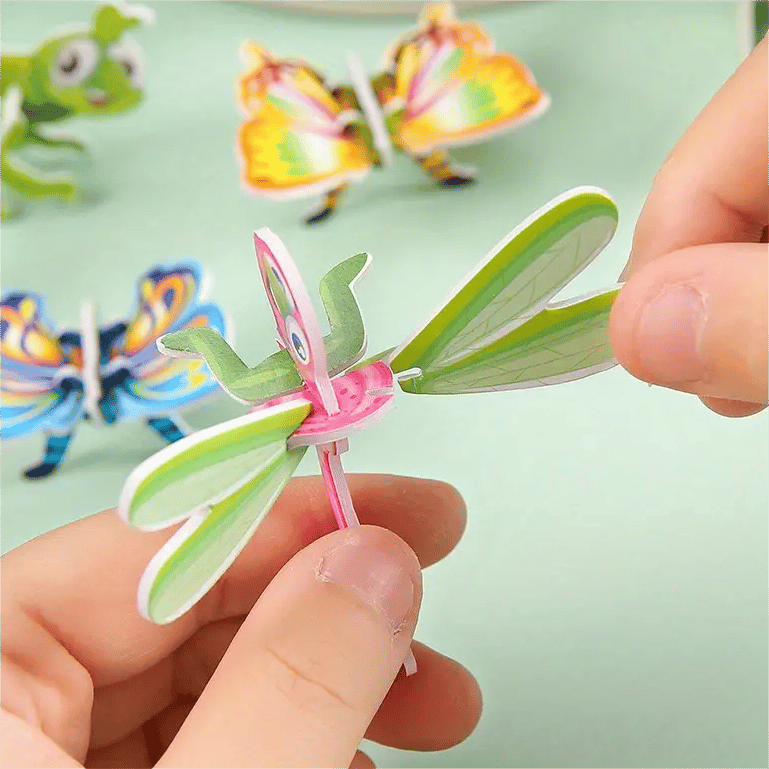 Educational 3D Cartoon Puzzle - 57 Interlocking Pieces with Vibrant Characters for Creative Learning 🎨👧