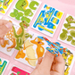 Educational 3D Cartoon Puzzle - 57 Interlocking Pieces with Vibrant Characters for Creative Learning 🎨👧
