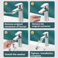 1440° splash-proof and universally rotatable faucet adapter