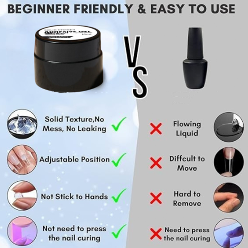 Nail Glue Gel for Press-on Nails