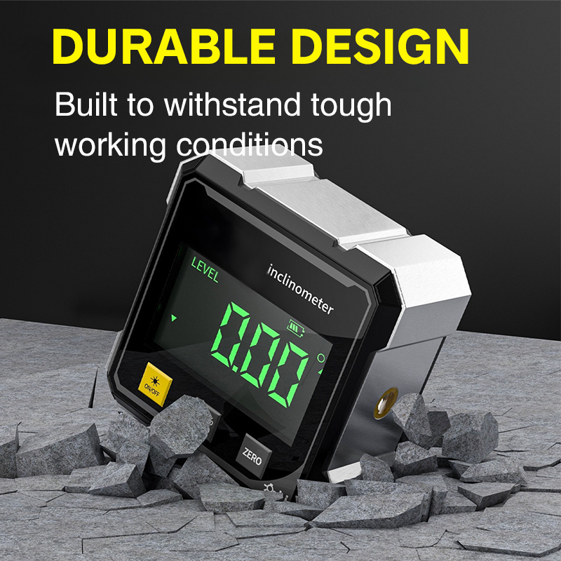 🔥Hot Sale 50% OFF🔥Buy 2 Save ￡10💥4-Side Magnetic Digital Angle Gauge with Laser